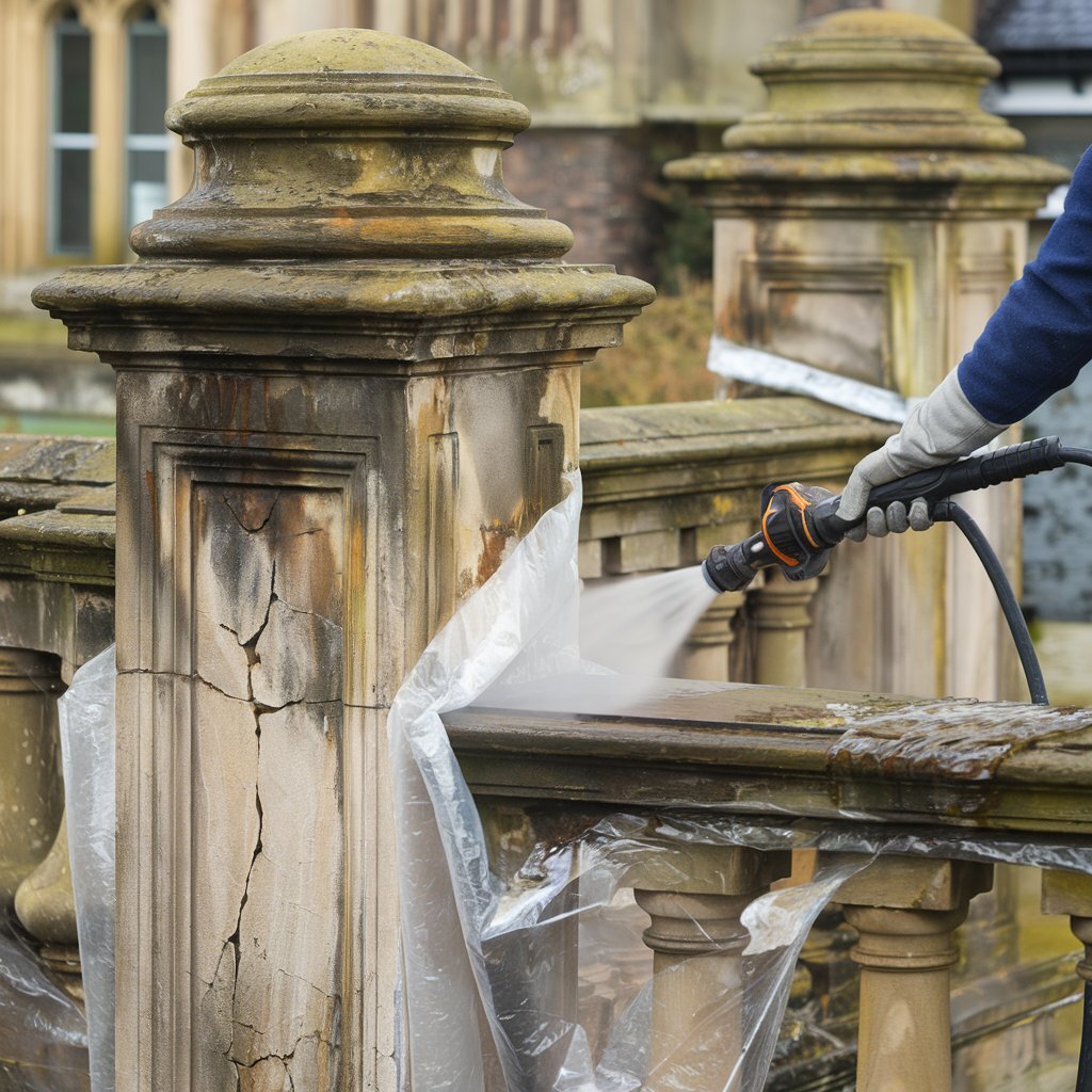 Soft wash stone cleaning Soft wash stone cleaning Buckinghamshire